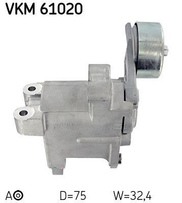 Galet tendeur de courroie d'accessoire SKF ref. VKM 61020